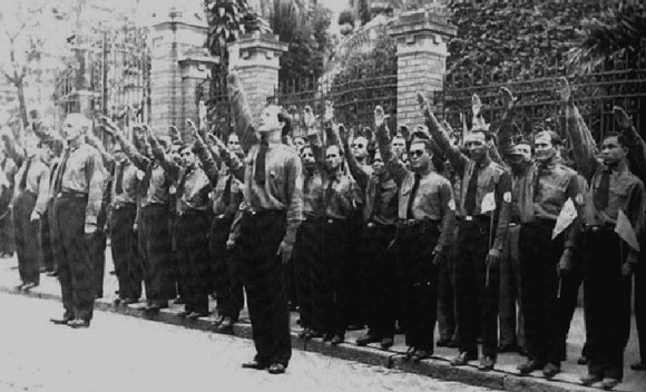 Manifestação integralista no Brasil - 1930
