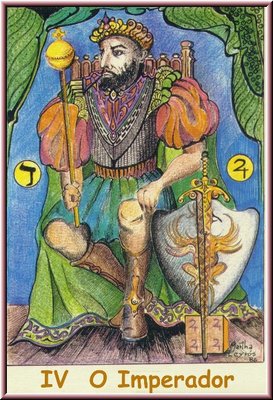 4. O Imperador, no Tarot Namur, desenhado por Martha Leyrs