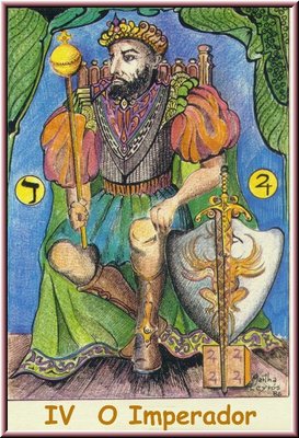 4. O Imperador, no Tarot Namur, desenhado por Martha Leyrs