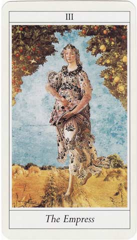 A Impertriz no Lovers Tarot de Jane Lyle