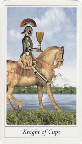 Cavaleiro de Copas no Lovers Tarot de Jane Lyle