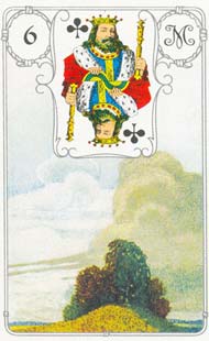 6. Nuvens no baralho Petit Lenormand