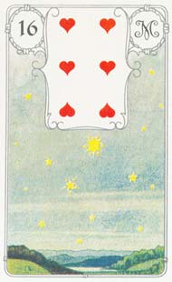 16. Estrelas no baralho Petit Lenormand