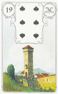 19. Torre no baralho Petit Lenormand