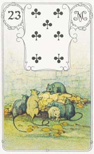 23. Ratos no baralho Petit Lenormand