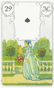 29. Dama no baralho Petit Lenormand