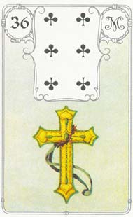 Cruz no baralho Petit Lenormand