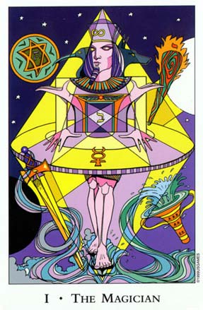 O Mago, I. The Magician in Tarot of The Sephiroth