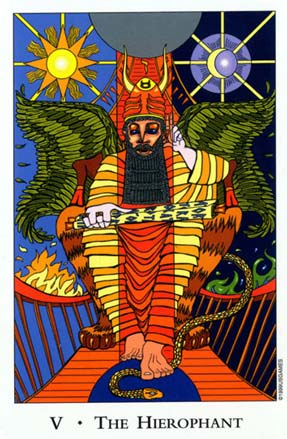 O Sumo Sacerdote, IV. The Hieropant in Tarot of The Sephiroth
