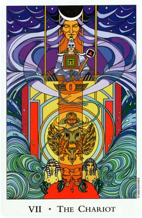 O Carro, VII. The Charriot in Tarot of The Sephiroth