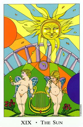 O Sol, XIX. The Sun  in Tarot of The Sephiroth