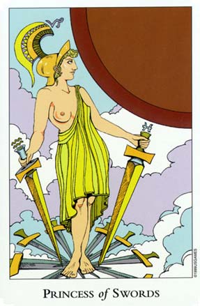 Valete de Espadas no Tarot of The Sephiroth