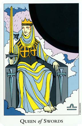 Rainha de Espadas no Tarot of The Sephiroth