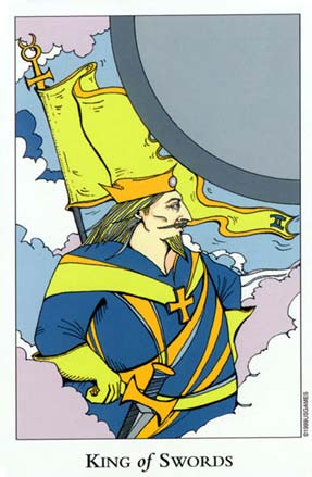 Rei de Espadas no Tarot of The Sephiroth