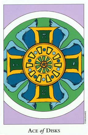 Ás de Ouros no Tarot of The Sephiroth