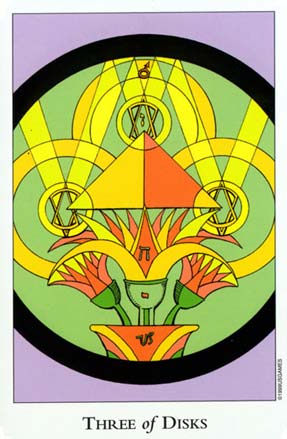 Três de Ouros no Tarot of The Sephiroth