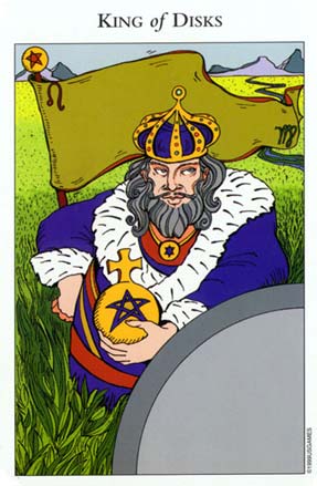 Rei de Ouros no Tarot of The Sephiroth