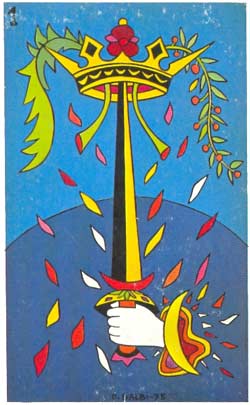 s de Espadas no Tarot de Domenico Balbi