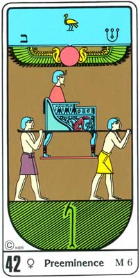 42. Preeminencia no Tarot Egipcio Kier