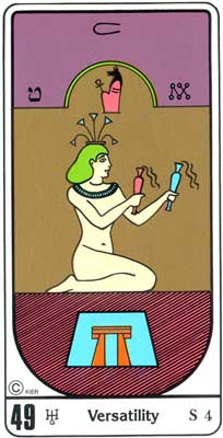 49. Versatilidad no Tarot Egipcio Kier