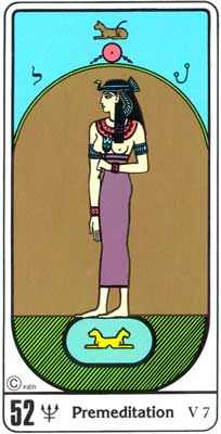 52. Premeditación no Tarot Egipcio Kier