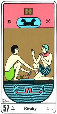 57. Rivalidad no Tarot Egipcio Kier