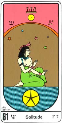 61. Soledad no Tarot Egipcio Kier