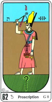 62. Proscripcin no Tarot Egipcio Kier