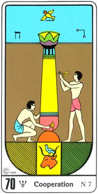 70. Cooperacin no Tarot Egipcio Kier
