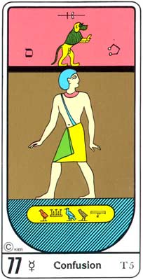 77. Desorientacin no Tarot Egipcio Kier