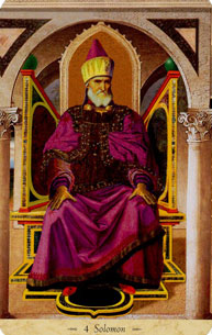 Salomão no Tarô do Graal