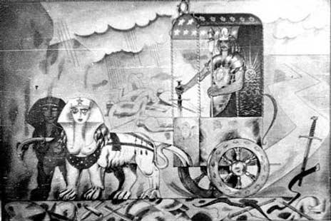 7. O Carro no Tarot de Vasily Masiutin