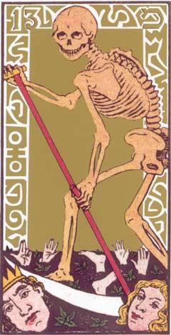 13. A Morte  no Tarot de Oswald Wirth