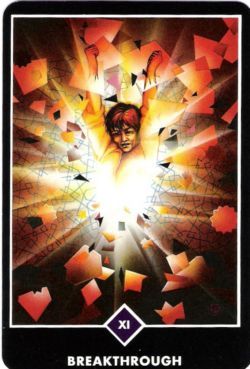 11. Transpor, Conquistar (A For�a)  no Osho Zen Tarot de Ma Deva Padma