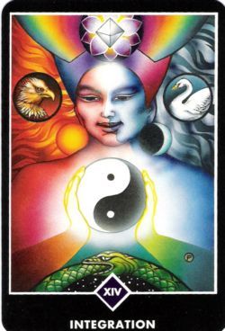14. Integra��o (A Temperan�a) no Osho Zen Tarot de Ma Deva Padma