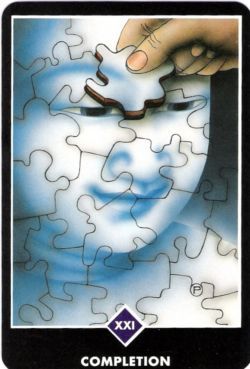 21. Completa��o (O Mundo) no Osho Zen Tarot de Ma Deva Padma