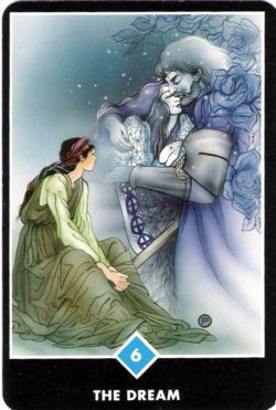 O Sonho (Seis de Copas) no Osho Tarot de Ma Deva Padma 