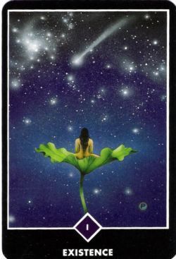 1. Existncia (O Mago) no Osho Zen Tarot de Ma Deva Padma