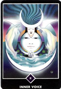 2. Voz Interior (A Papisa) no Osho Zen Tarot de Ma Deva Padma