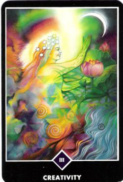 3. Criatividade (A Imperatriz) no Osho Zen Tarot de Ma Deva Padma