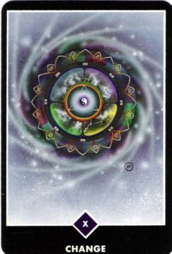 10. Mudana (A Roda da Fortuna)  no Osho Zen Tarot de Ma Deva Padma