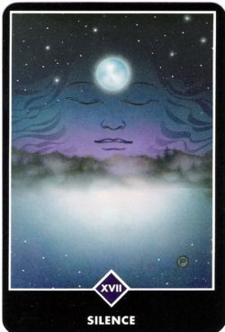 17. Silncio (A Estrela) no Osho Zen Tarot de Ma Deva Padma