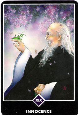 19. Inocência (O Sol) no Osho Zen Tarot de Ma Deva Padma