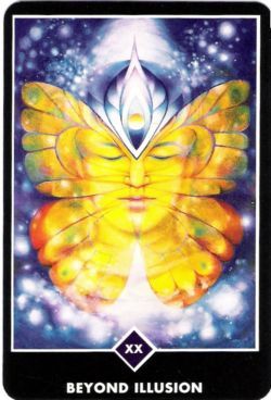 20. Alm da Iluso (O Julgamento) no Osho Zen Tarot de Ma Deva Padma 