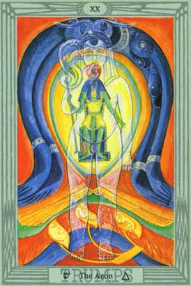 O Julgamento no Thoth Tarot de Crowley e Frieda Harris