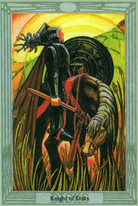 Rei de Discos, Rei de Ouros de Ouros no Thoth Tarot de Crowley-Harris