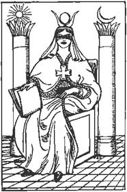 2. A Sacerdotisa no Tarot de Mouni Sadhu - Eva Lucas