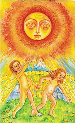 19. O Sol no "Tarot Cabalstico GOM" de Shael Yeremyan e Susanna Ayvazian