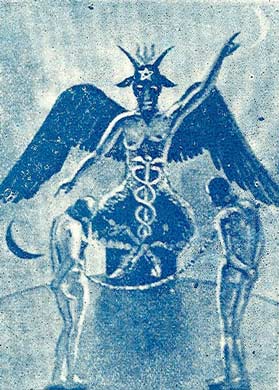 15. Lógica, Serpente, Baphomet (Diabo) no Tarot de G. O. Mebes