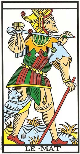 O Louco no Tarot de Marseille restaurado por Jodorowsky e Camoin